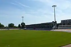 Трибуна велодрома.