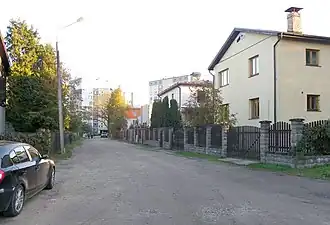 Вид в сторону улицы Сактас