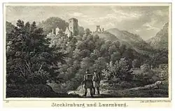 Замки Штекленбург и Лаюнбург, 1840 год