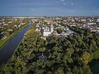 Панорама города