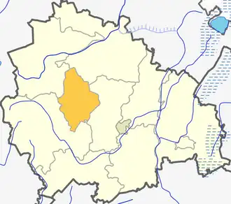 Вайгувское староство на карте