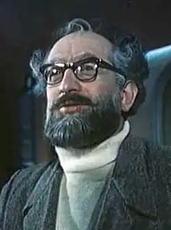 В роли ихтиолога в фильме«Тайна двух океанов», 1956 год