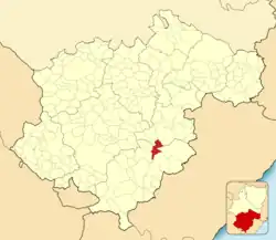 Расположение муниципалитета на карте провинции