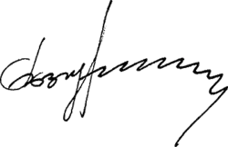 Изображение автографа