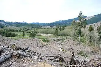 Бывшее местоположение посёлка