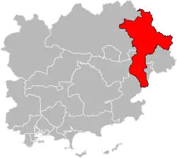 Рокбрюн-сюр-Аржан на карте