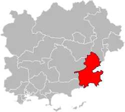 Сент-Максим на карте