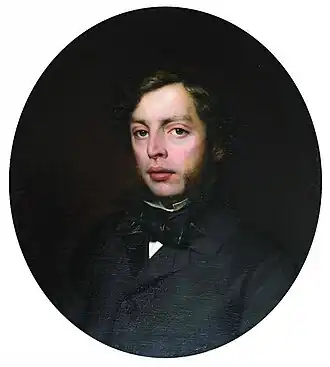 портрет работы неизвестного художника,1-я половина XIX века