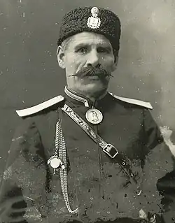 Нижегородский околоточный надзиратель М. Е. Васильков, фоторабота М. П. Дмитриева.