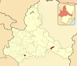 Расположение муниципалитета на карте провинции