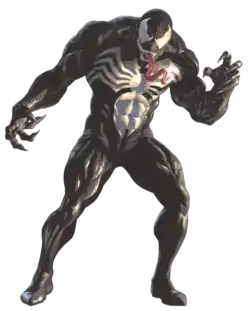 Веном (Эдди Брок) на варианте обложки комикса Venom: Lethal Protector II #1 (март 2023). Художник — Алекс Росс.