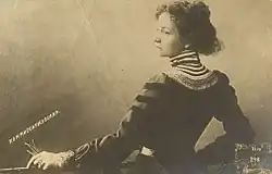 Вера Комиссаржевская на почтовой открытке