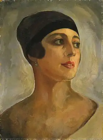 На портрете кисти Сергея Судейкина. Париж, 1924