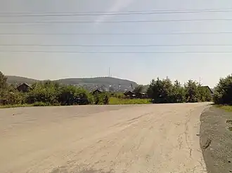 Вид на Сухую гору с запада