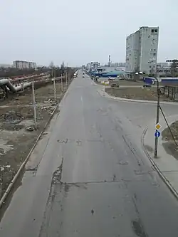 Вид на запад с Бугровского путепровода