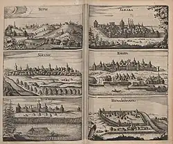 города Тетюши, Самара, Саратов, Царицын, Чёрный Яр, Козьмодемьянск