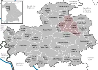 Административное сообщество Диспекк на карте