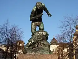 Фонтан «Ласка» в Стокгольме