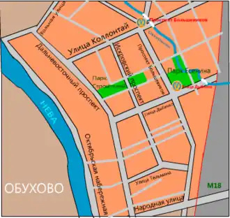 Примерная карта Весёлого Посёлка