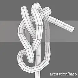 Виброустойчивый узел[англ.]:94, Узел Ловинса:67, Vibration-proof hitch.Предназначен для креплений больших диаметров. Вибрация неподвижных частей будет только сильнее затягивать его благодаря «храповиковому» действию частей У.