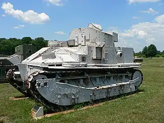 Танк Vickers Medium Mk.IIA* в музее Абердинского полигона (США)