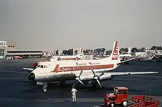 Vickers 745D компании Capital Airlines