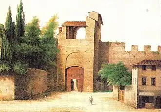 Фабио Борботтони. Ворота Пинти (до 1865).