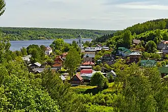 Плёс. Вид с холма на город