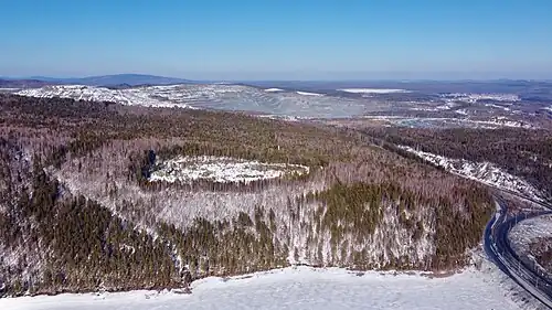 Заброшенный карьер камня