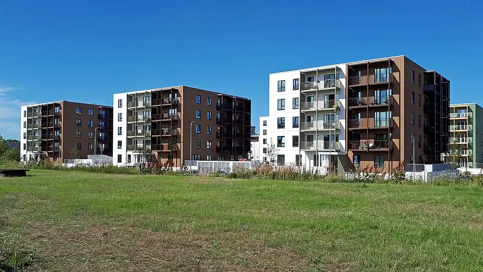 Жилые дома на улице Вихитая, построены в 2022 году