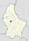 Расположение коммуны на карте Люксембурга