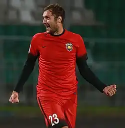 Земченков в составе «Арарата» в 2017 г.