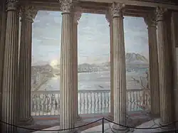 Казино принцев. Роспись вестибюля «trompe-l'oeil»