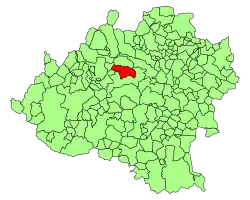 Расположение муниципалитета на карте провинции