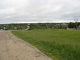 Вид на Запрудное со стороны Кстова (2008)