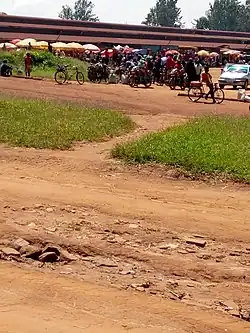 Рынок в городе Ньямата