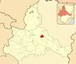 Расположение муниципалитета на карте провинции