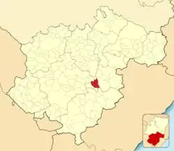 Расположение муниципалитета на карте провинции