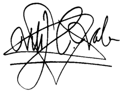 Изображение автографа