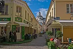 Вид на Стиклю от перекрёстка Стиклю, Жиду и Гаоно в направлении улицы Доминикону