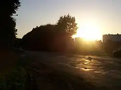 Закат в агрогородке