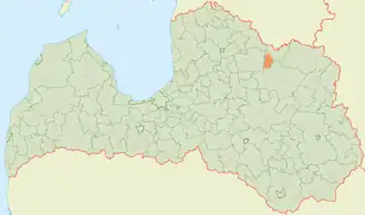 Вирешская волость на карте