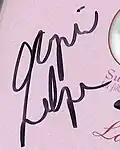 Изображение автографа