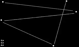 Прыгающий мячик на экране, вызванный вирусом Ping-Pong