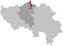 Расположение муниципалитета на карте провинции