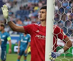 Гудиев в составе «Ахмата», 2019 год