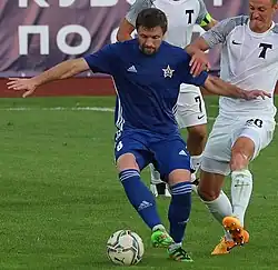 Кольцов в составе «СКА-Хабаровск» в 2021 г.