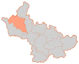 Режицкий уезд на карте