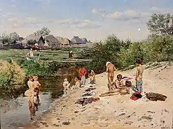 «Купающиеся мальчики», 1885 г. Частная коллекция