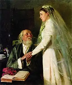 Маковский В.Е. «К венцу (Прощание)» (1894)